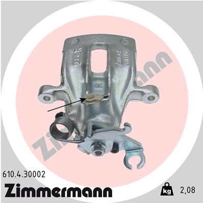 ZIMMERMANN 610.4.30002 Pinza freno-Pinza freno-Ricambi Euro