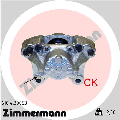 ZIMMERMANN 610.4.30053 Pinza freno