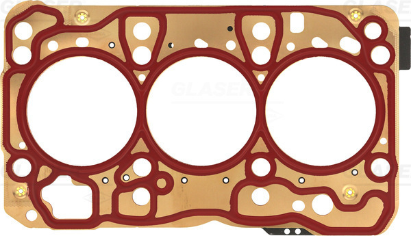 GLASER H84861-10 Φλάντζα, κεφαλή κυλίνδρου for AUDI SEAT SKODA VW