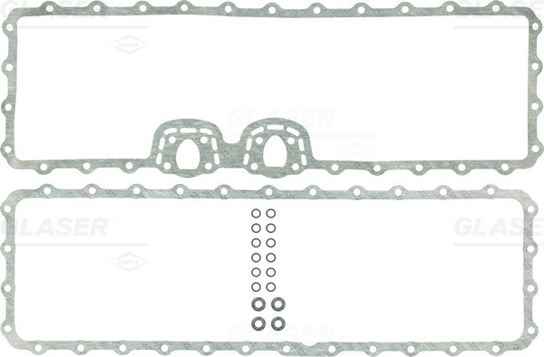 GLASER Z38477-00 Gasket Set, oil cooler for MERCEDES-BENZ