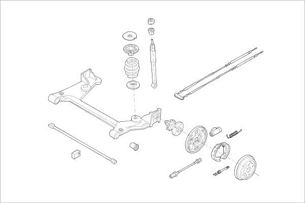 DELPHI OE-OPEL-000015236-R Wheel Suspension for OPEL