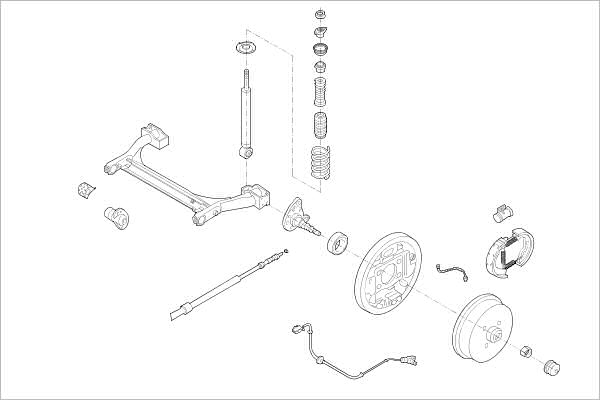 DELPHI OE-VW-000001715-R Wheel Suspension for VW
