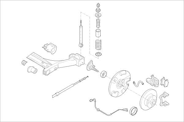 DELPHI OE-VW-000001874-R Wheel Suspension for VW