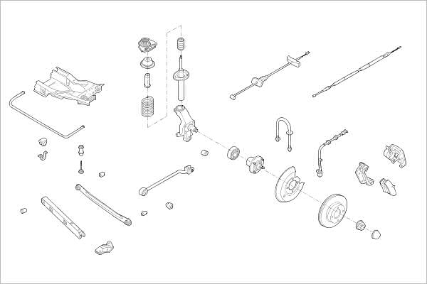 DELPHI OE-FORD-000015439-R Wheel Suspension for FORD