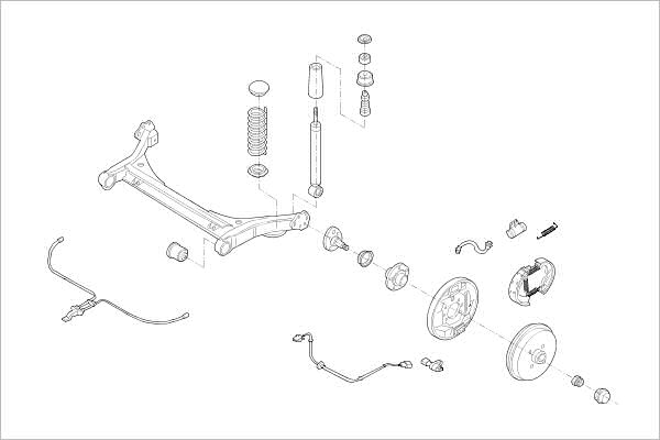 DELPHI OE-VW-000008972-R Wheel Suspension for VW