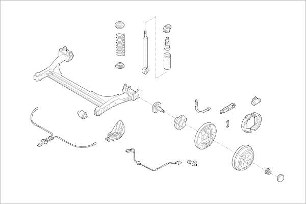 DELPHI OE-SKOD-000017321-R Wheel Suspension for SKODA