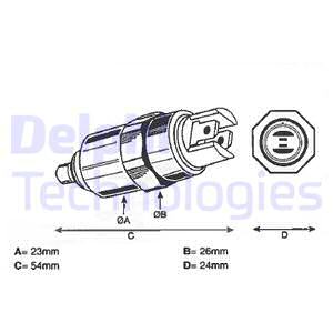 DELPHI 7185-900T Dispositivo d'arresto, Impianto iniezione