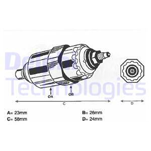 DELPHI 7185-900W Dispositivo d'arresto, Impianto iniezione