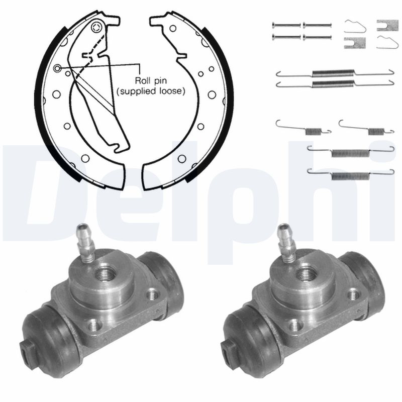 DELPHI 754 Kit ganasce freno