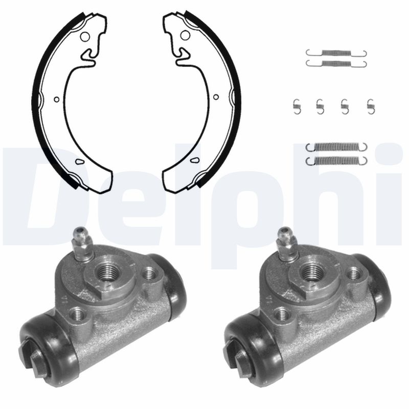 DELPHI 762 Kit ganasce freno-Kit ganasce freno-Ricambi Euro