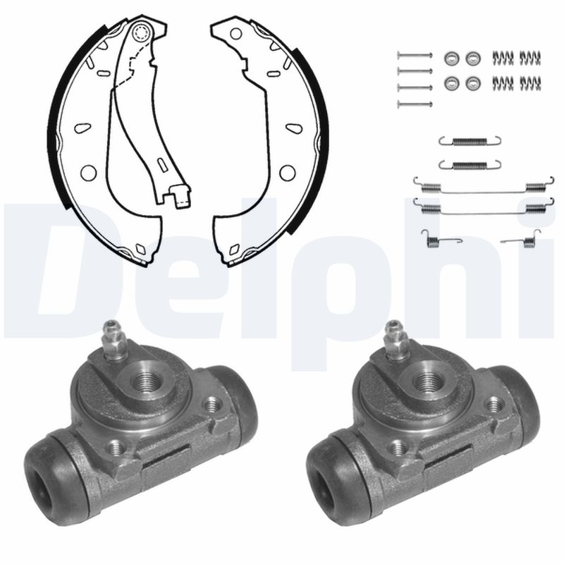 DELPHI 927 Kit ganasce freno-Kit ganasce freno-Ricambi Euro