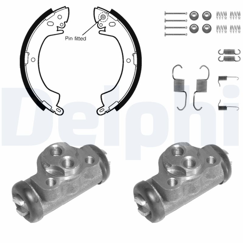 DELPHI 970 Kit ganasce freno-Kit ganasce freno-Ricambi Euro