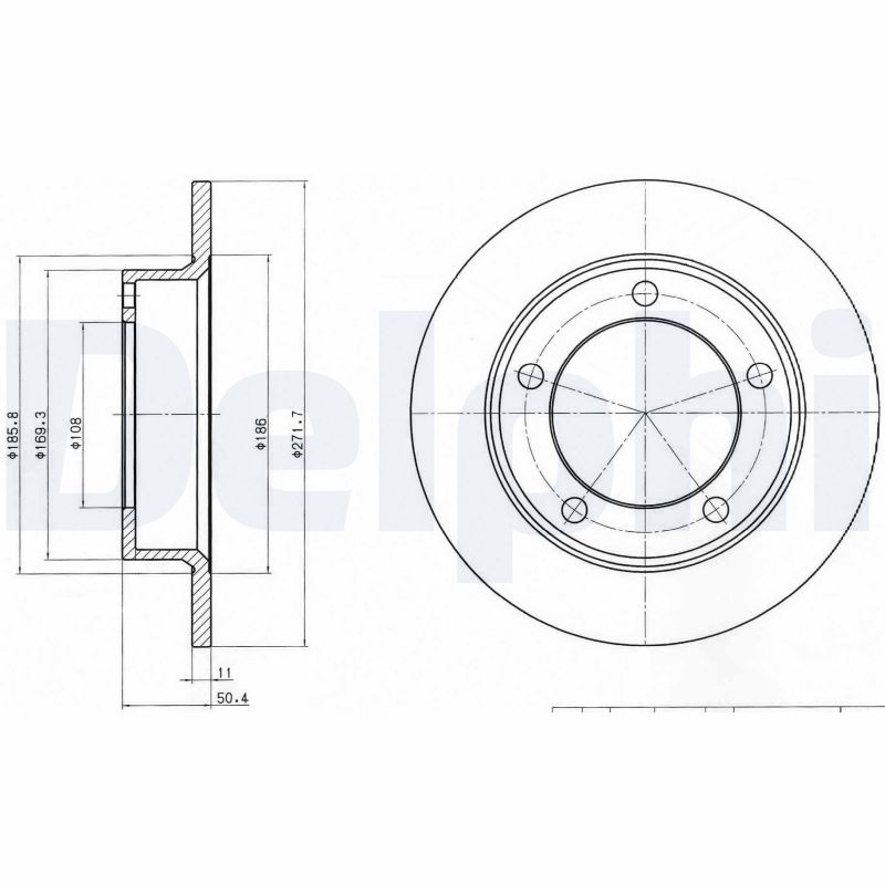 DELPHI BG2208 Discofreno