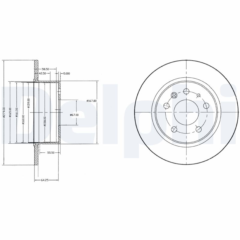 DELPHI BG2240 Discofreno