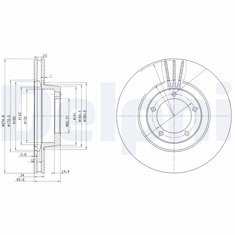 DELPHI BG2246 Discofreno