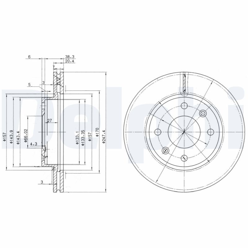 DELPHI BG2292 Discofreno