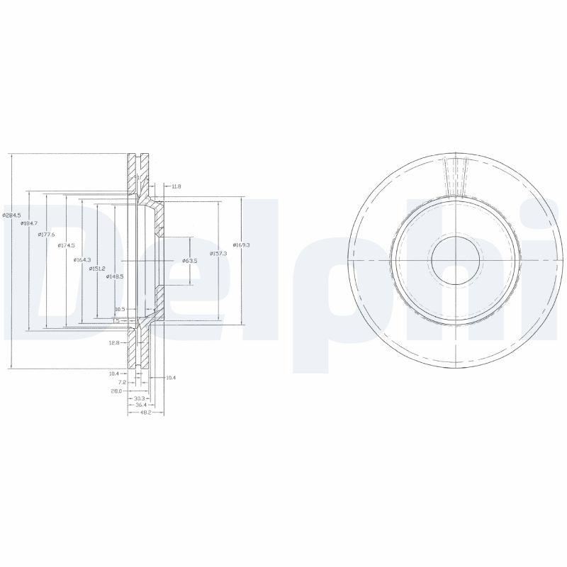 DELPHI BG2419 Discofreno