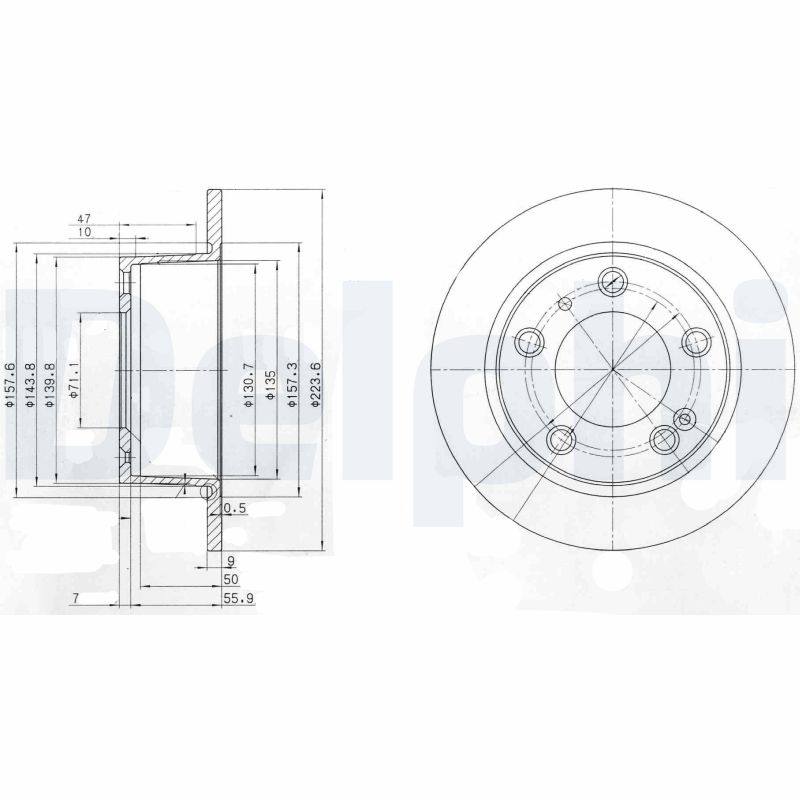 DELPHI BG2528 Discofreno