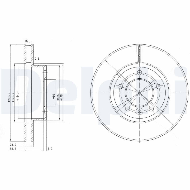 DELPHI BG2613 Discofreno