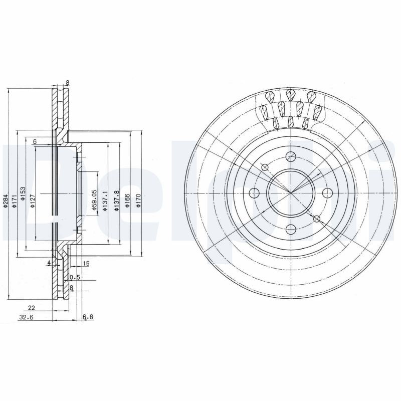 DELPHI BG2617 Discofreno