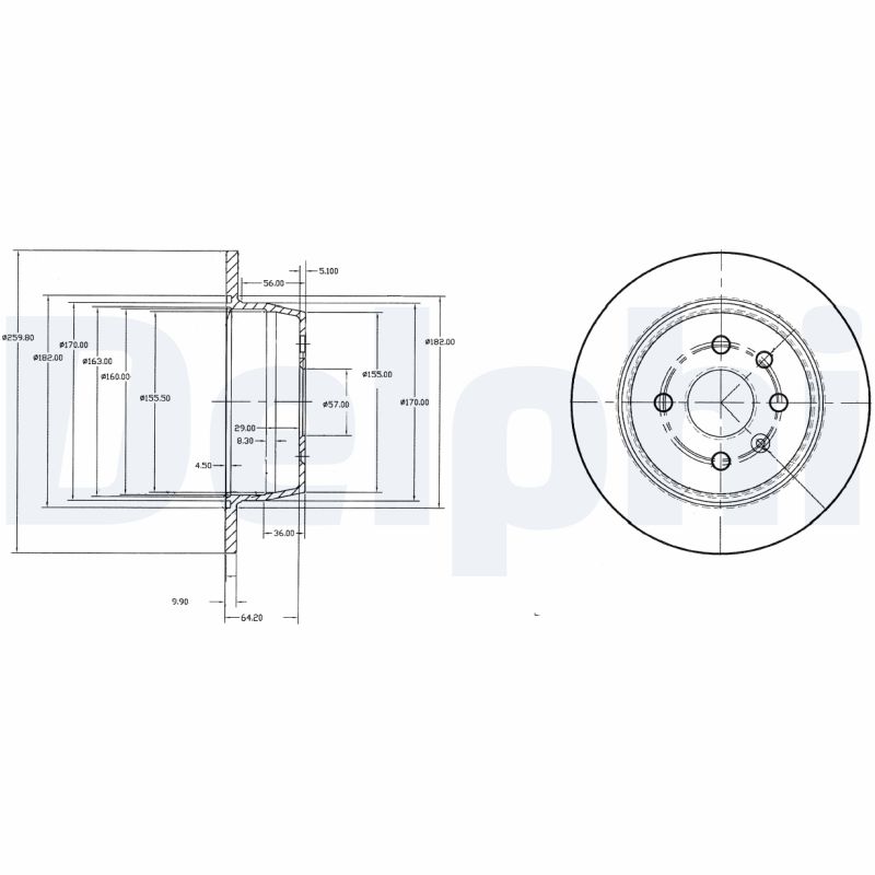 DELPHI BG2635 Discofreno