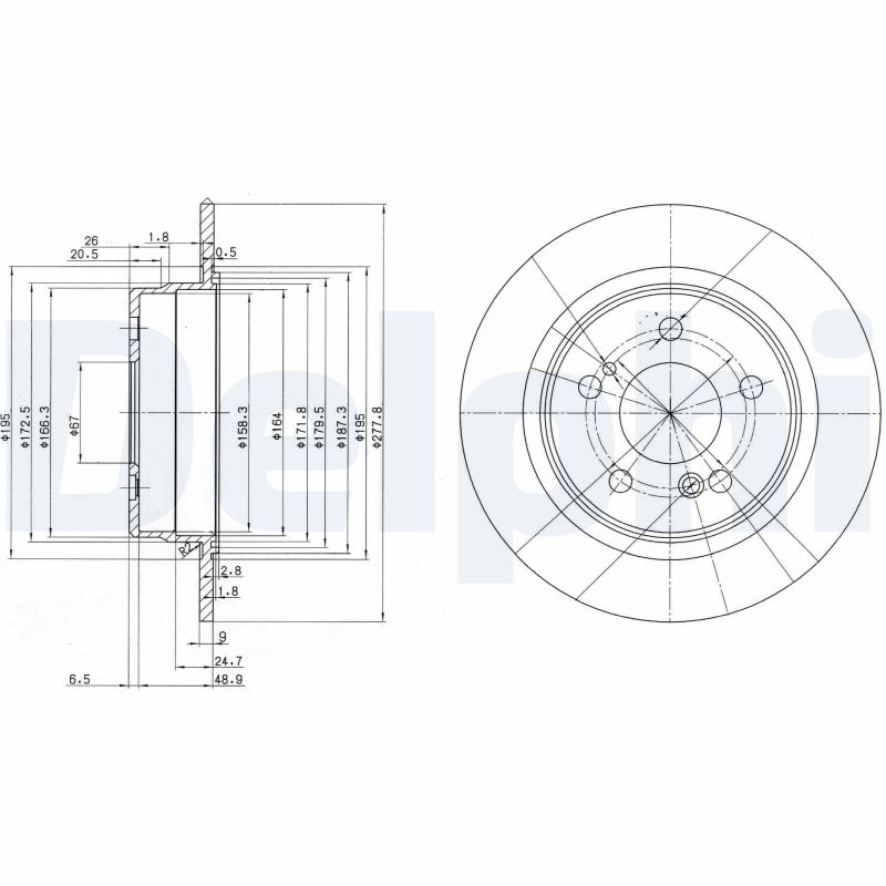 DELPHI BG2676 Discofreno