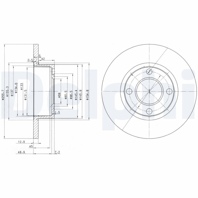 DELPHI BG2752 Discofreno