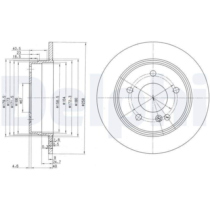 DELPHI BG2761 Discofreno