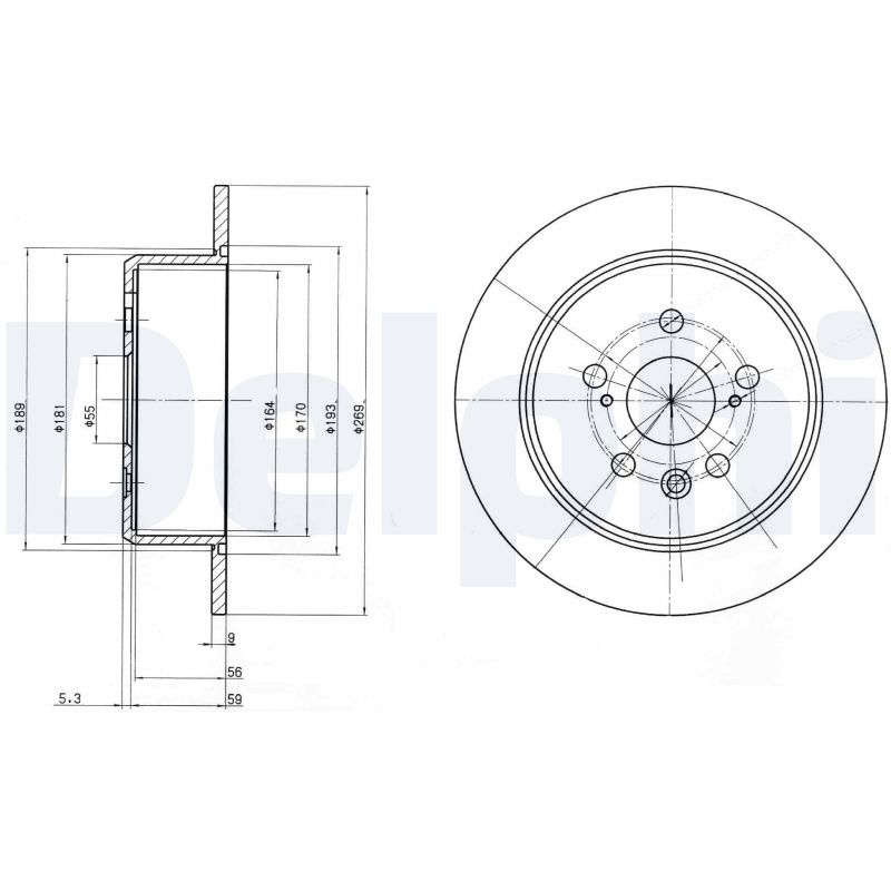 DELPHI BG2884 Discofreno