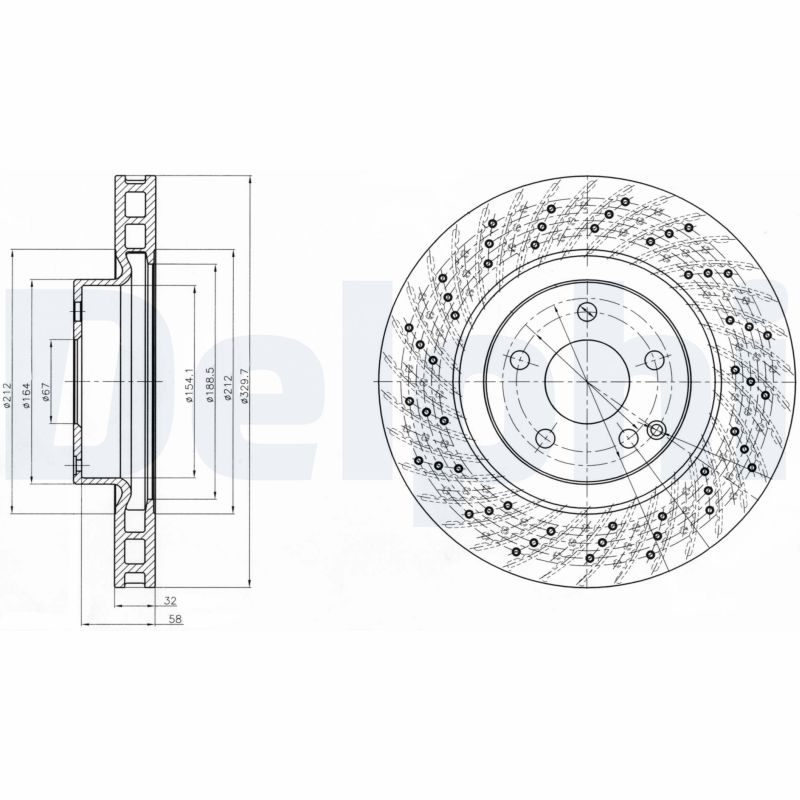 DELPHI BG3883 Discofreno