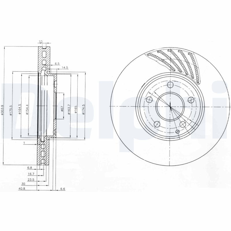 DELPHI BG4029 Discofreno