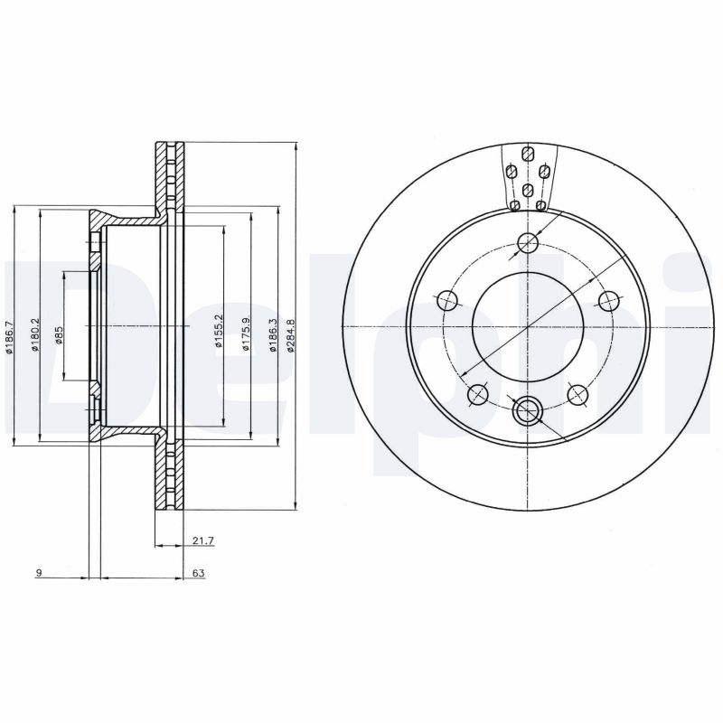 DELPHI BG4067 Discofreno