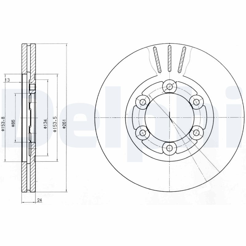 DELPHI BG4104 Discofreno