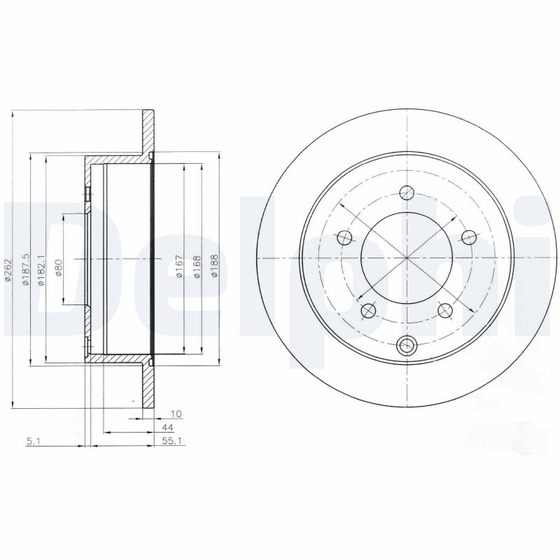 DELPHI BG4198 Discofreno