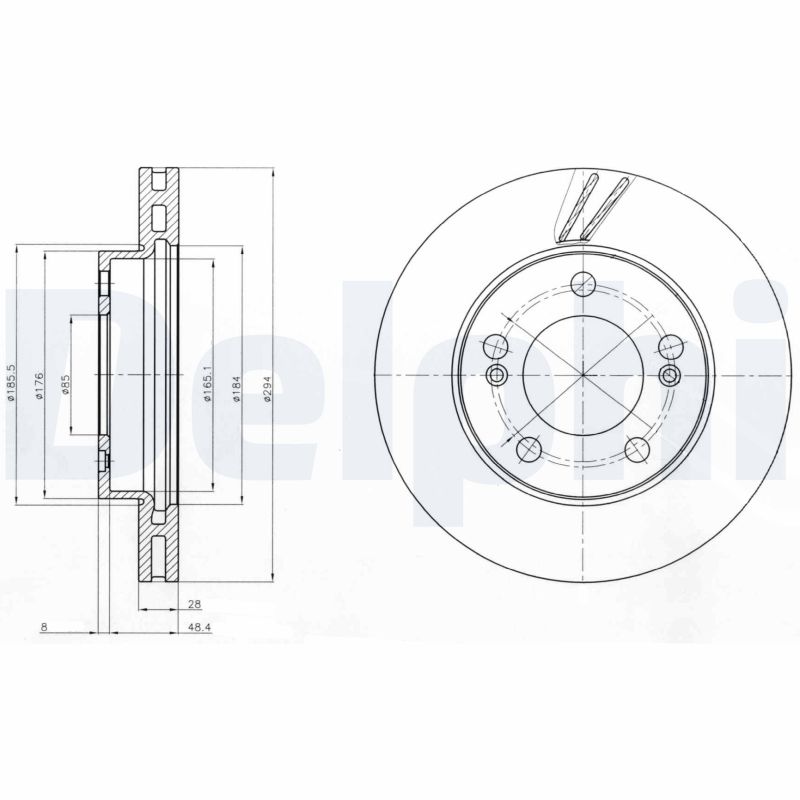 DELPHI BG4206 Discofreno