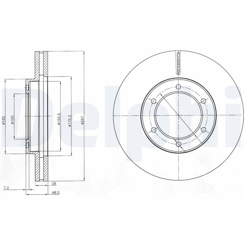 DELPHI BG4209 Discofreno-Discofreno-Ricambi Euro