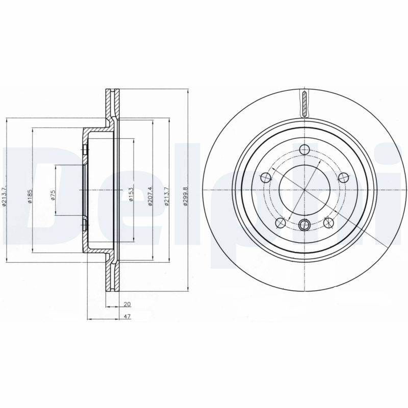 DELPHI BG4223C Discofreno