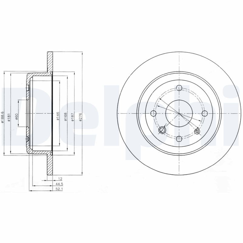 DELPHI BG4244 Discofreno