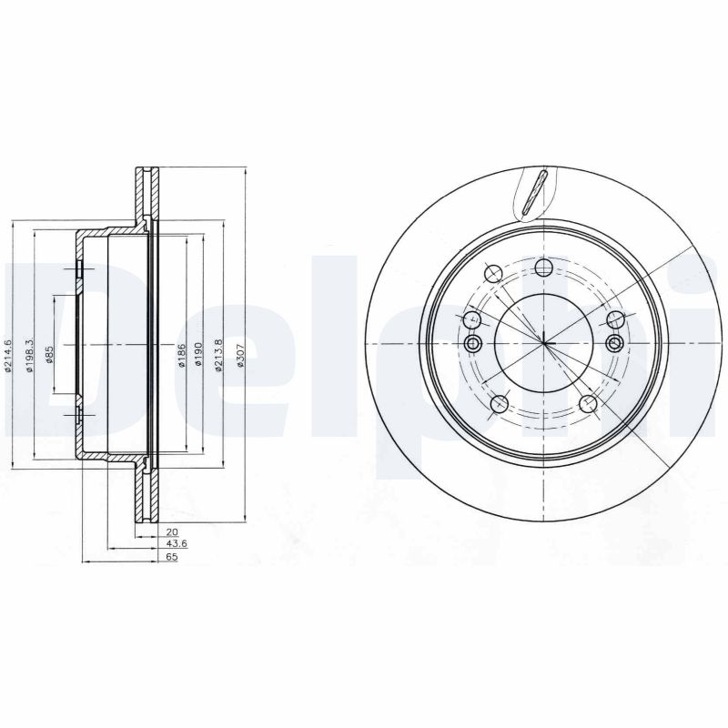 DELPHI BG4273 Discofreno