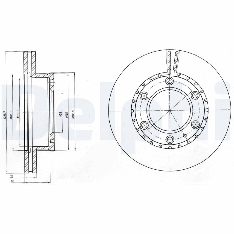 DELPHI BG4297 Discofreno