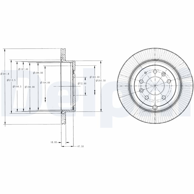 DELPHI BG4336 Discofreno