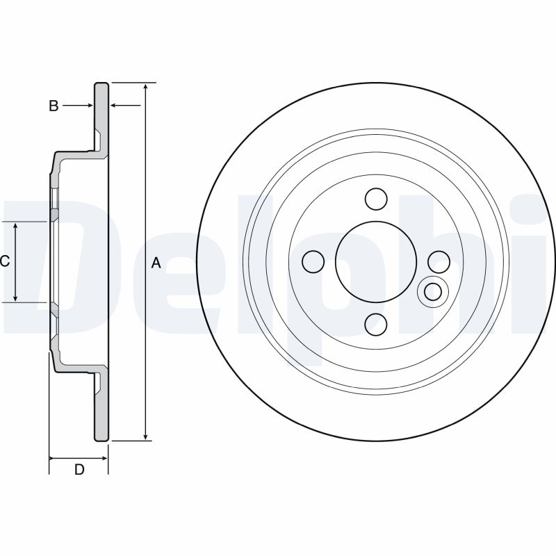 DELPHI BG4560C Discofreno