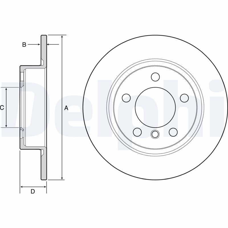 DELPHI BG4561C Discofreno