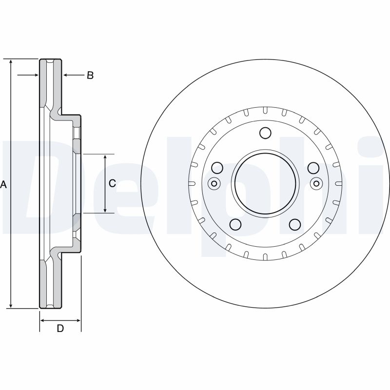 DELPHI BG4565C Disc frana