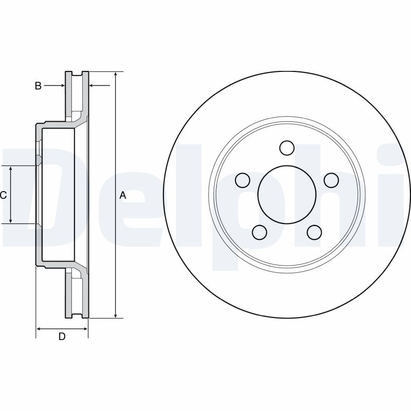 DELPHI BG4642 Discofreno