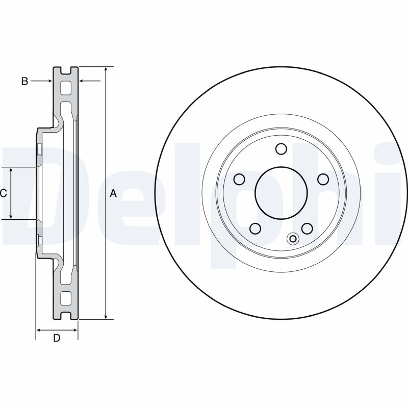 DELPHI BG4659C Discofreno