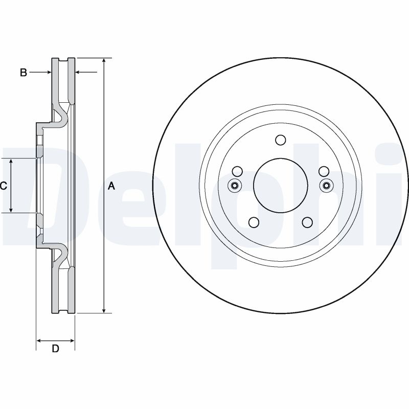 DELPHI BG4683C Discofreno