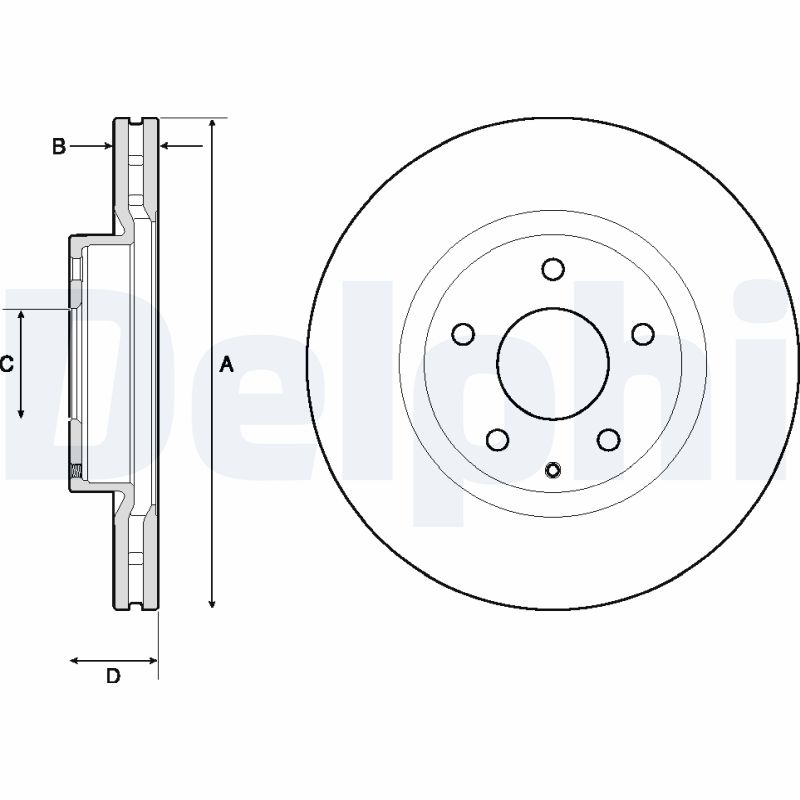 DELPHI BG4713C Discofreno