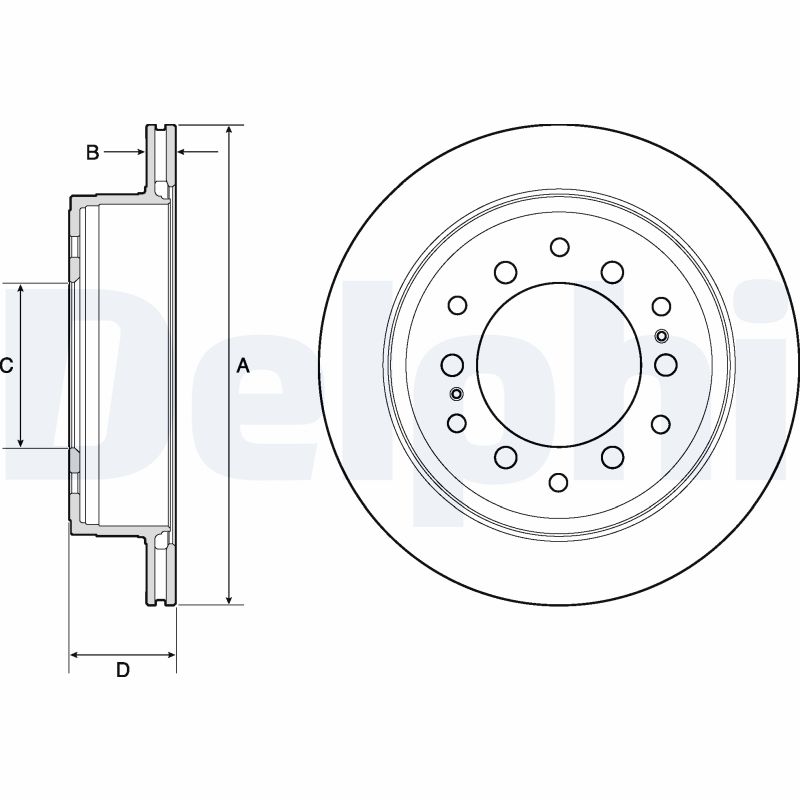 DELPHI BG4747C Discofreno