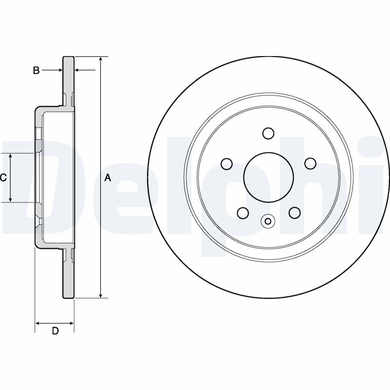 DELPHI BG4760C Discofreno